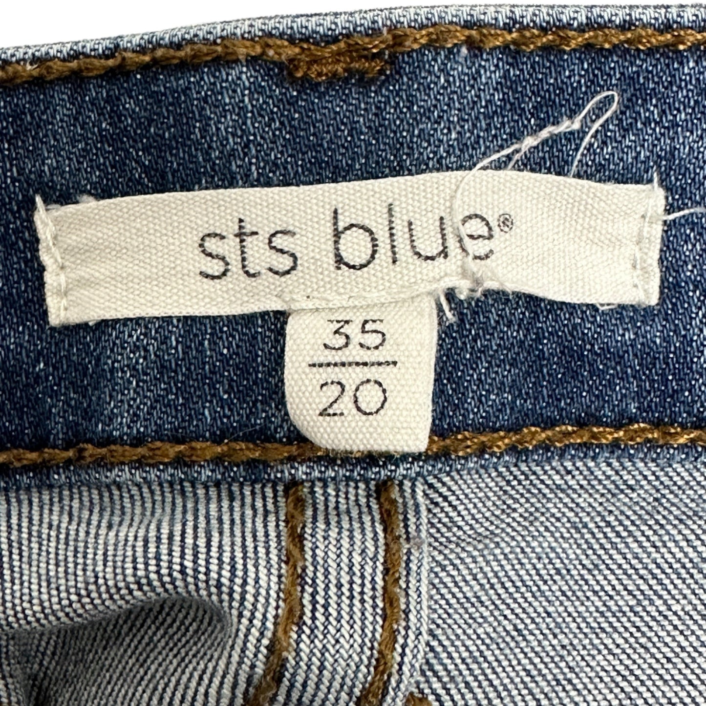 Sts Blue Jeans Womens 20 Blue Denim Distressed 5 Pocket EUC
