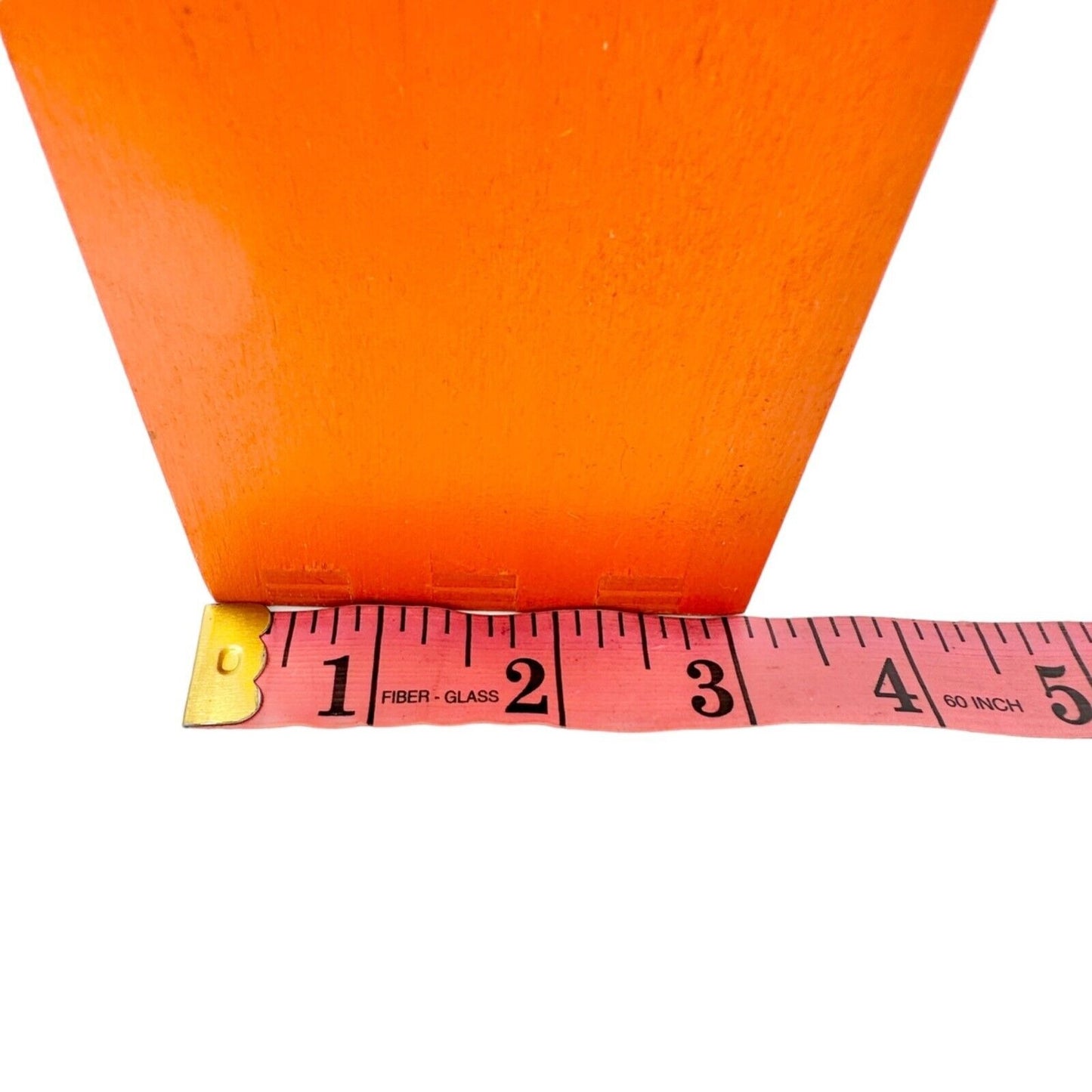 Halloween Handmade Shadow Box 7.5 x 5.5 x 3 in Orange Black Pumpkin