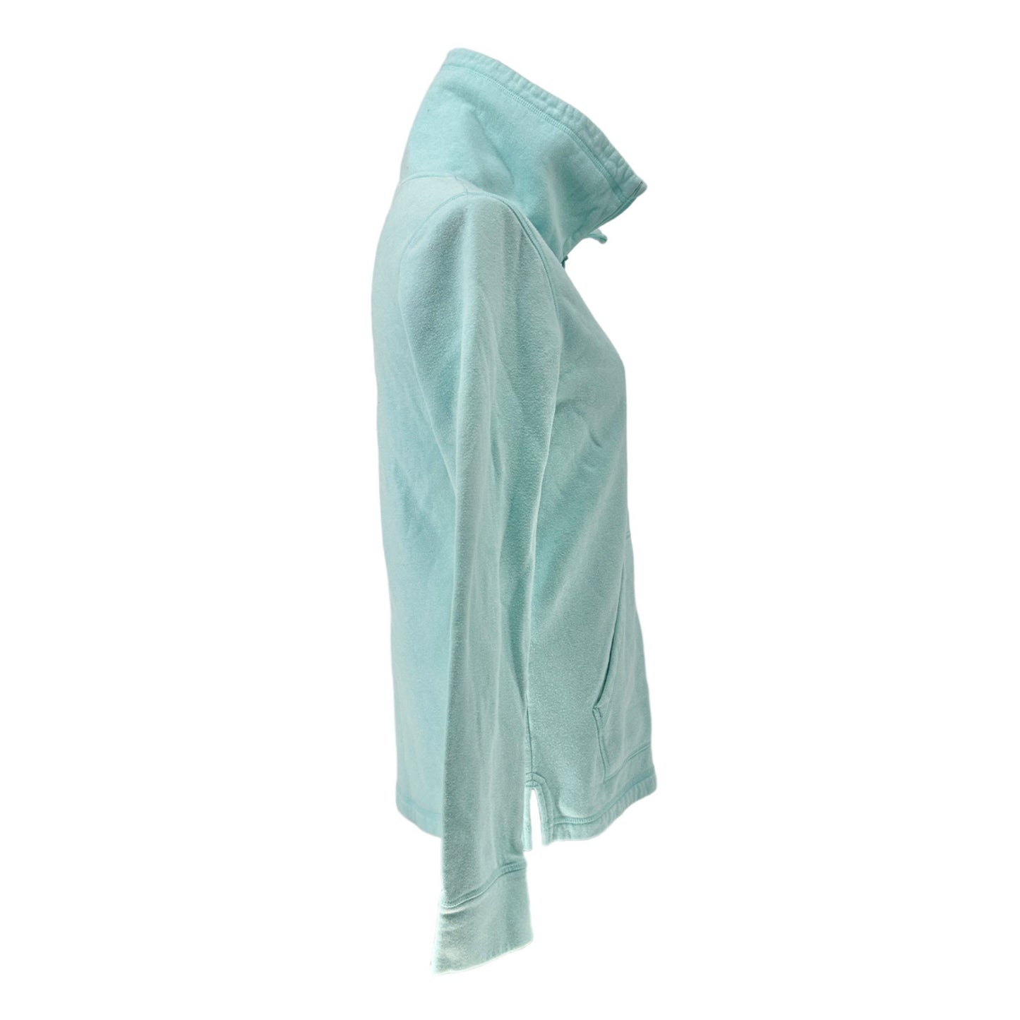 Under Armour 1/2 Zip Sweatshirt Womens XS Light Blue Loose Kangaroo Pocket