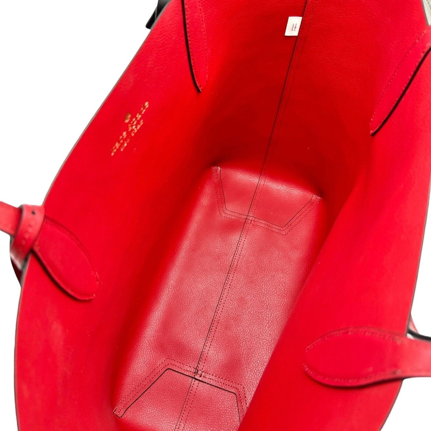 Kate Spade NY Tote Bag Black Pink Wrapping Party Design With Pouch Leather NEW