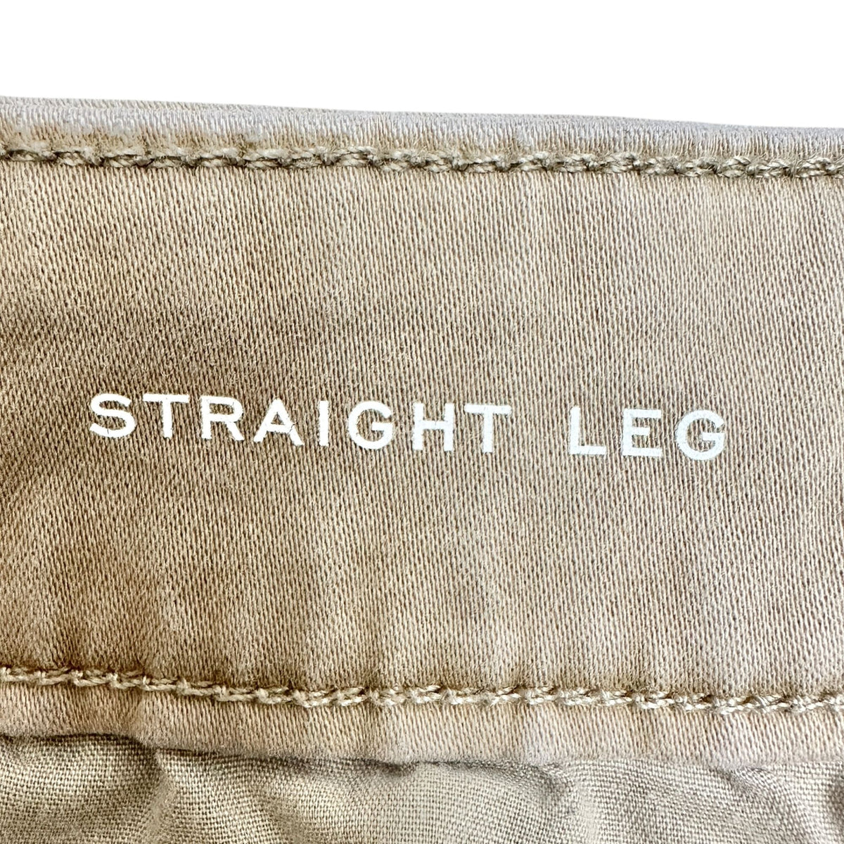 St Johns Bay Pants Womens 18P Straight Leg Beige Classic Fit Soft Stretch Fabric