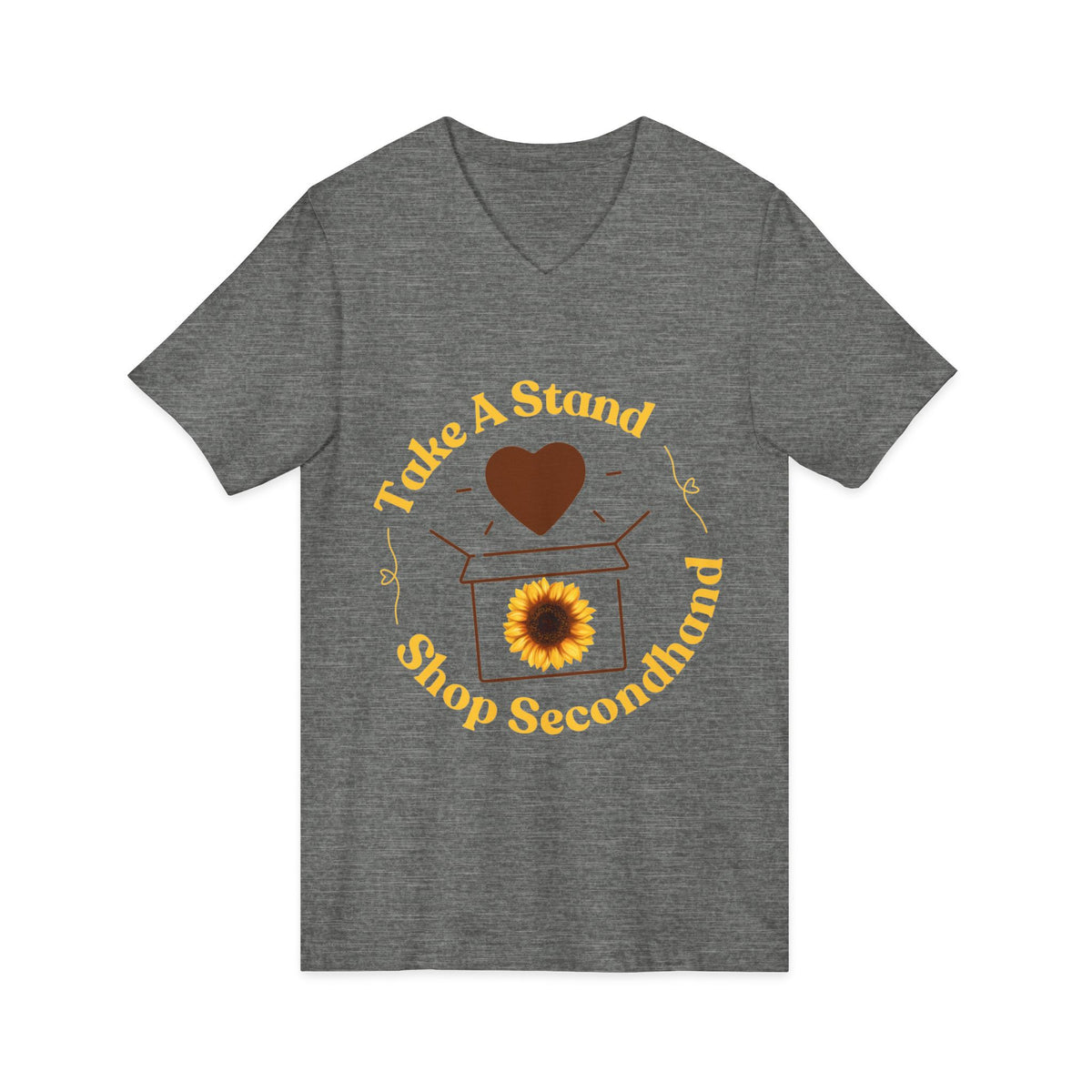 Unisex V-Neck Tee - Take A Stand Shop Secondhand