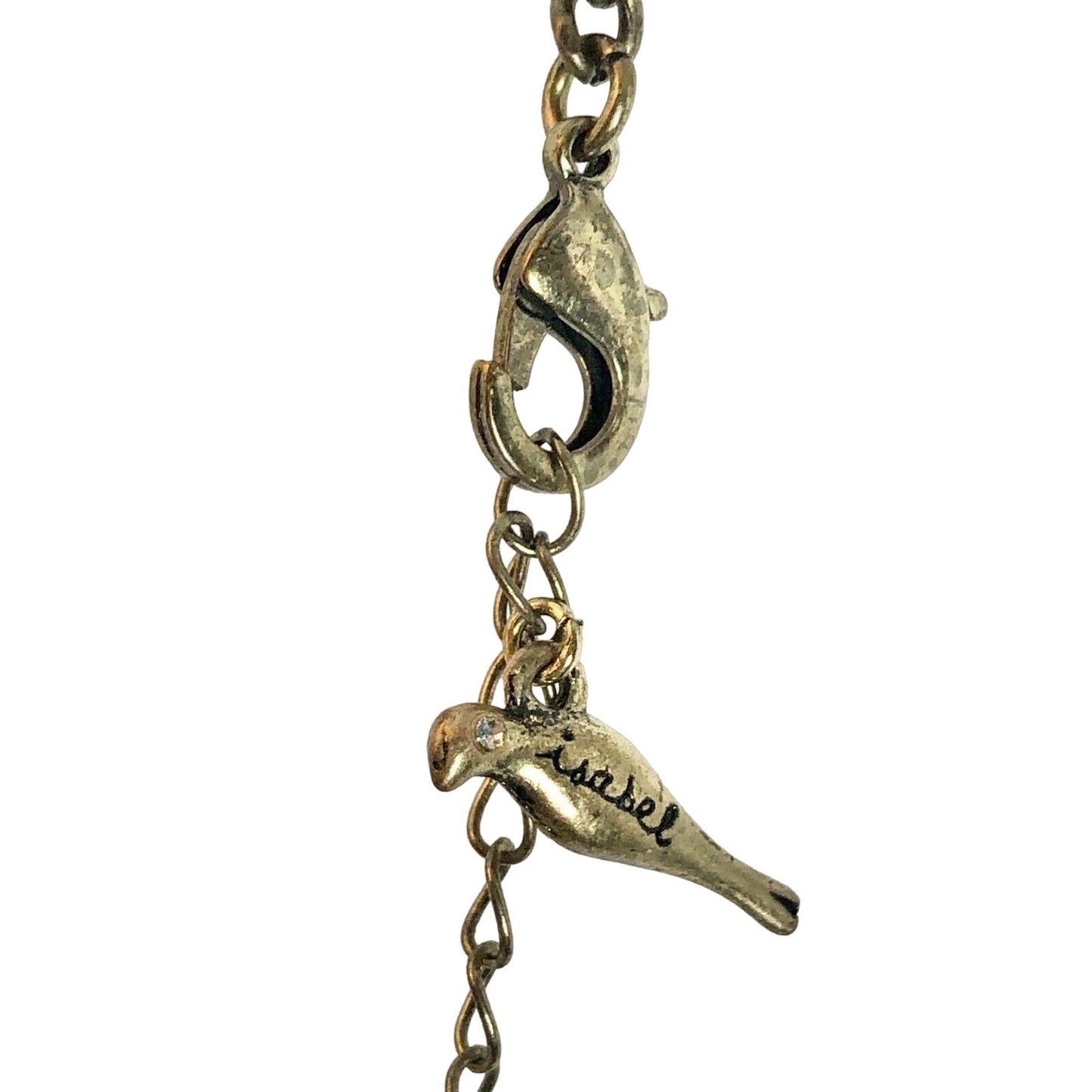 Chloe & Isabel Pearl + Crystal Long Drop Necklace N012 EUC