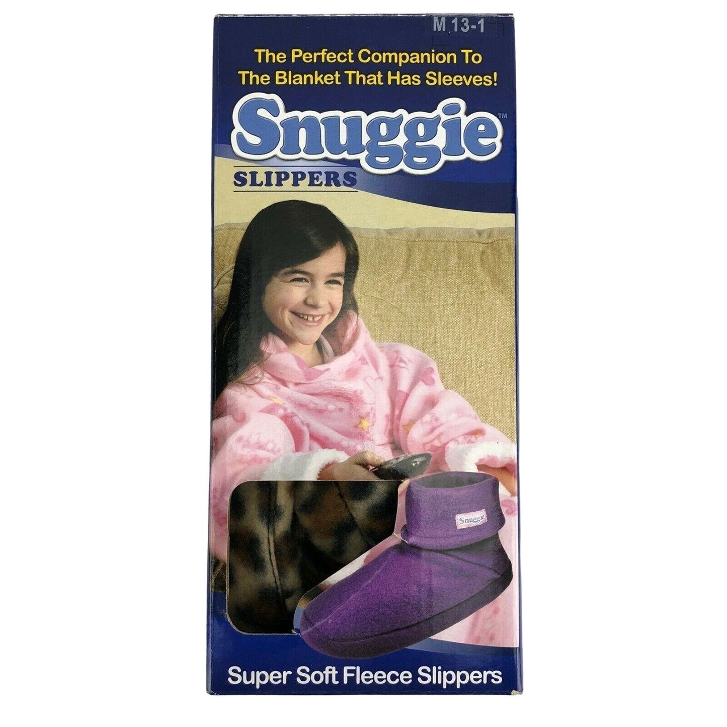 Snuggie Leopard Print Fleece Slippers M 13-1 Soft Cozy Indoor Footwear Plush