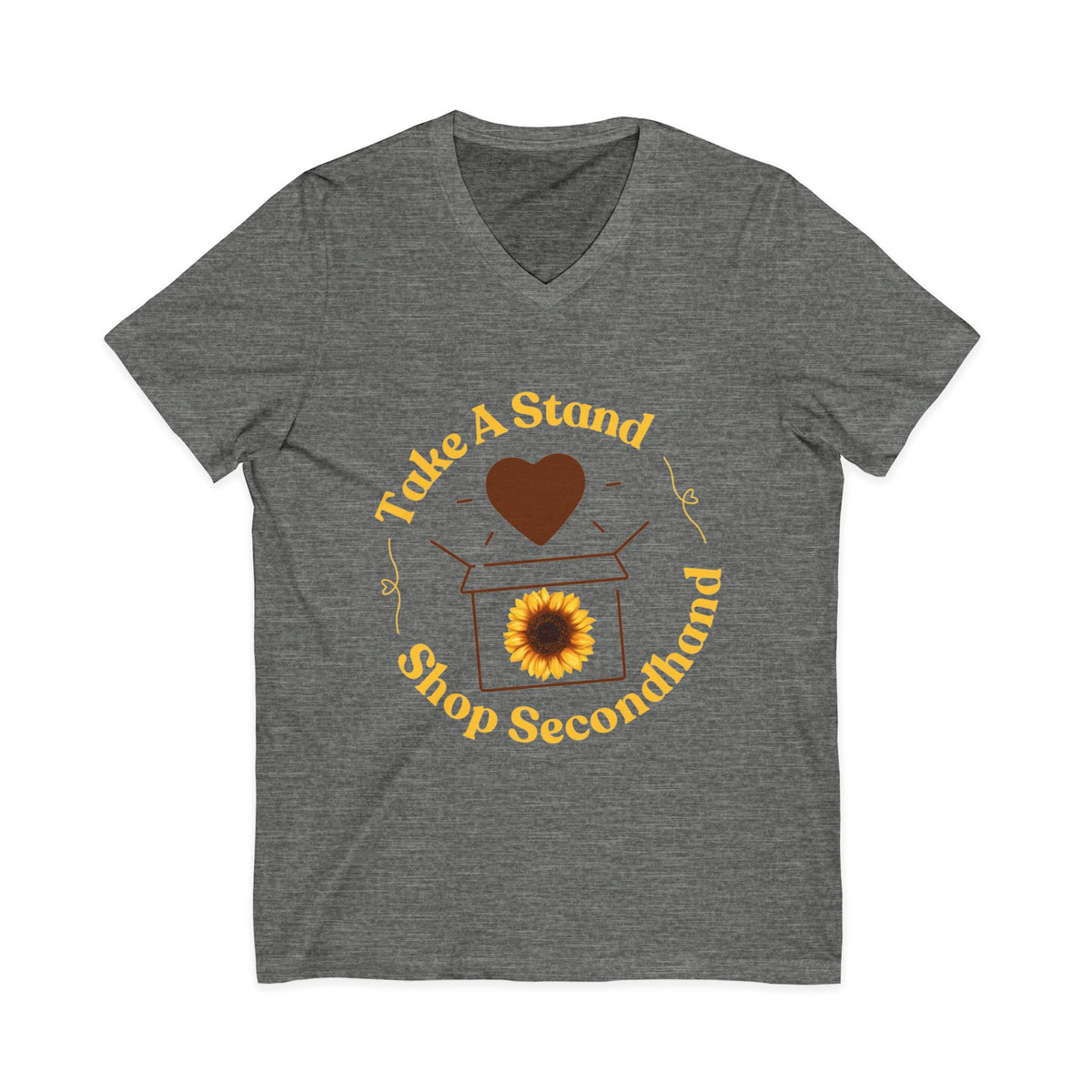 Unisex V-Neck Tee - Take A Stand Shop Secondhand