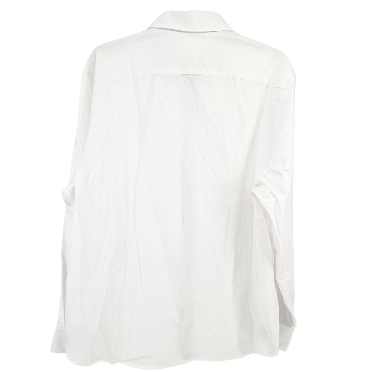 Con.Struct Mens White Long Sleeve Dress Shirt XL 4-Way Stretch Wrinkle Resistant