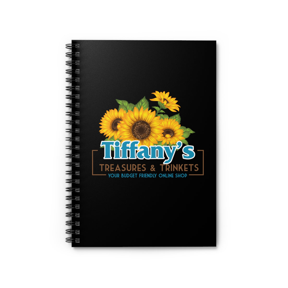 Notebook — Tiffany’s Treasures & Trinkets Logo Ruled Journal