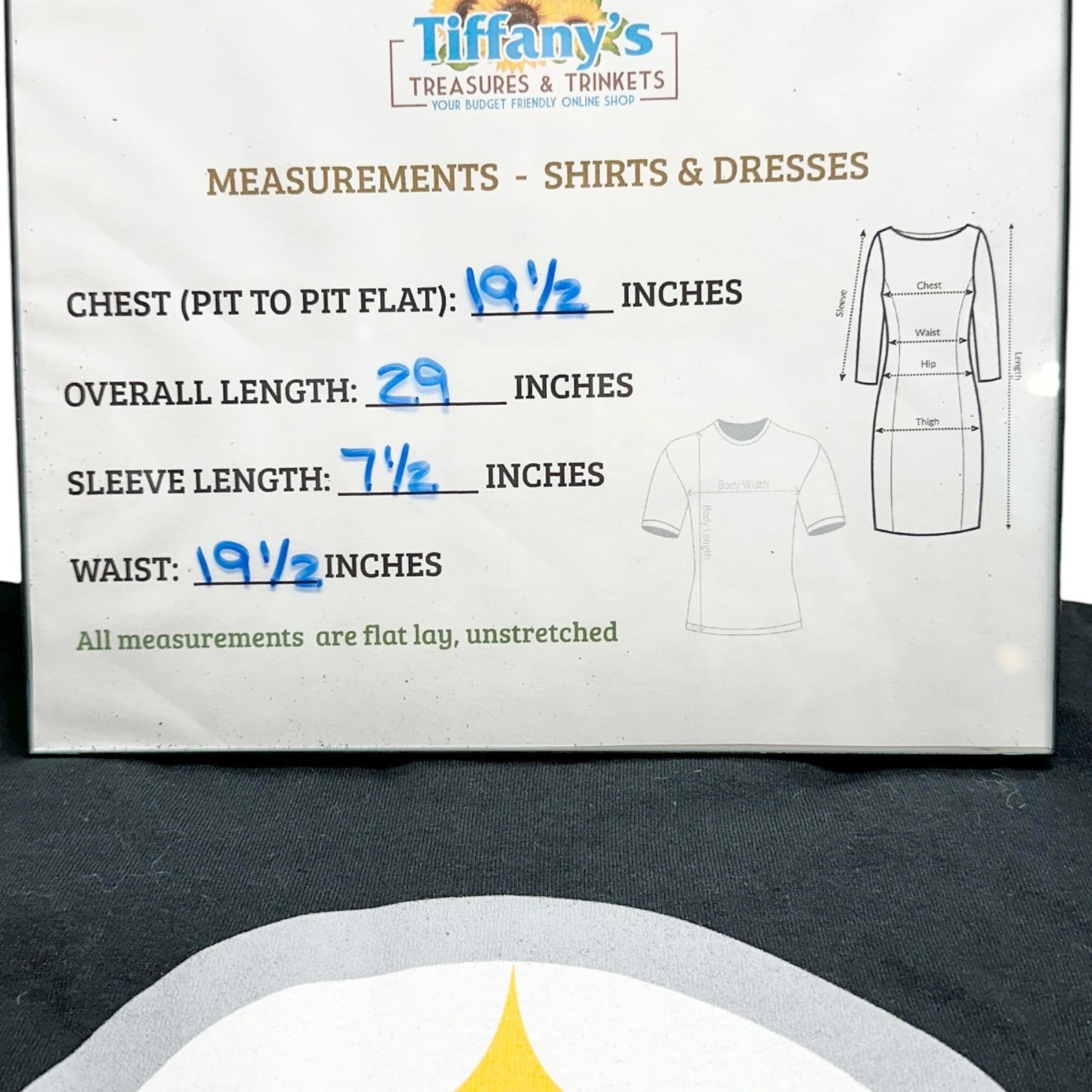 Pittsburgh Steelers Tshirt Size M Six-Time Super Bowl Champion Black NFL Apparel