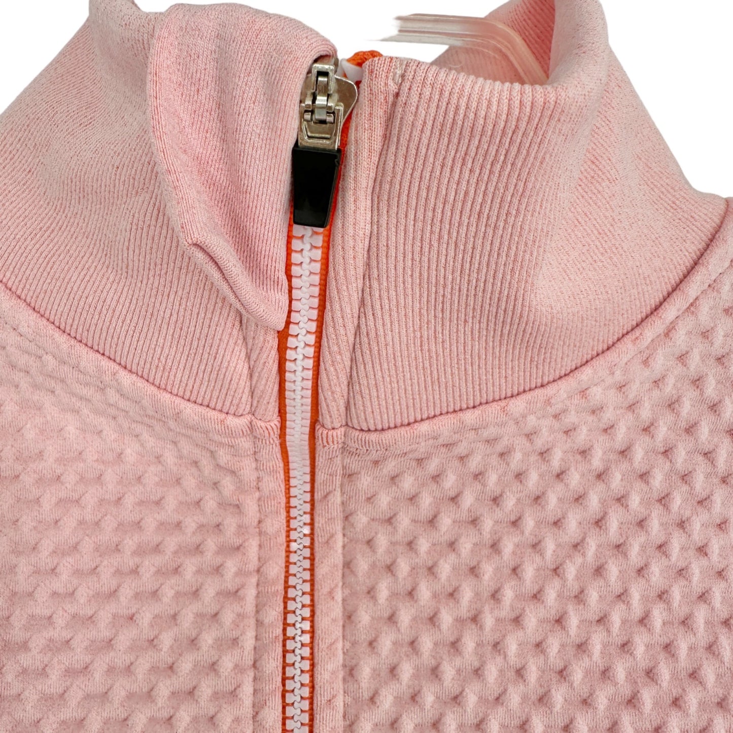 New Mix Active Set Womens Small Pink Zip Up Jacket Thumb Holes Leggings NWT