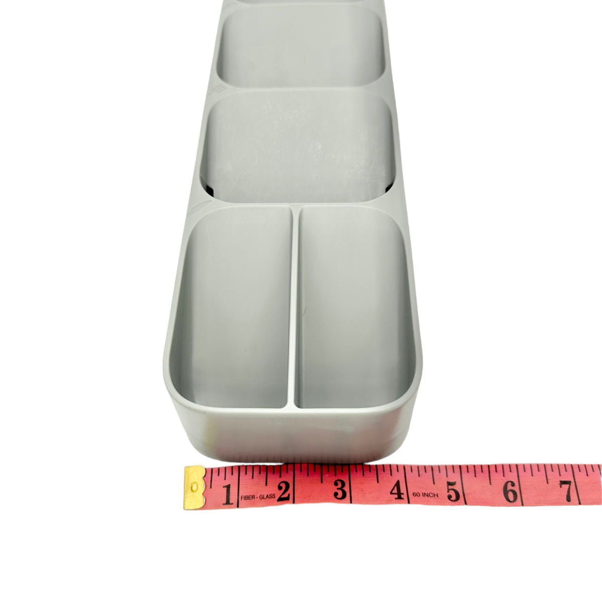 Joseph DrawerStore Compact Cutlery Organizer 16 x 4 x 2 Gray EUC