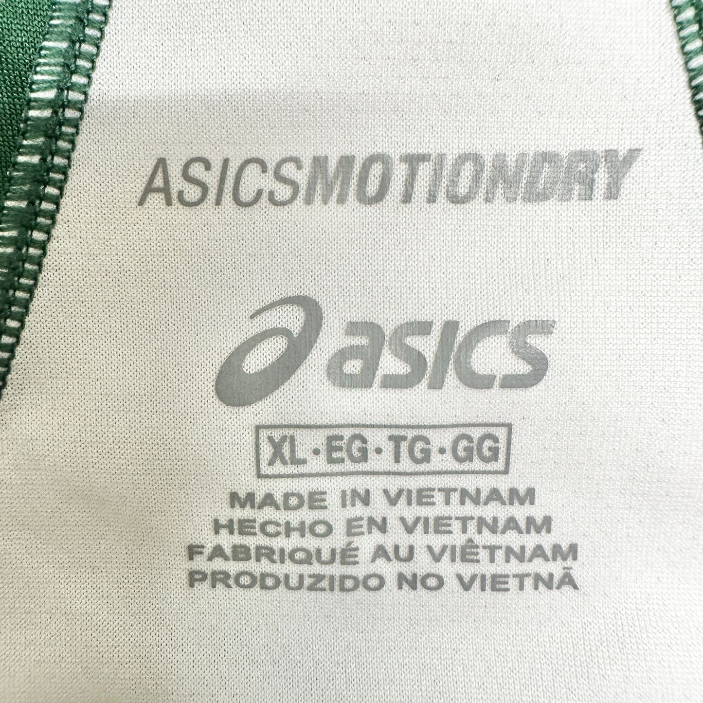 Asics Motion Dry Tank Top Womens XL Green White Lightweight Breathable Athletic