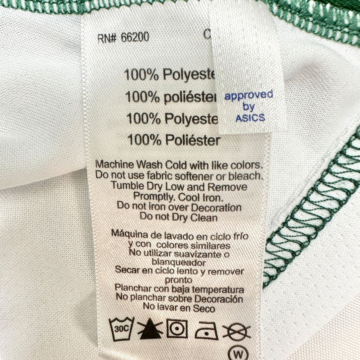 Asics Motion Dry Tank Top Womens XL Green White Lightweight Breathable Athletic