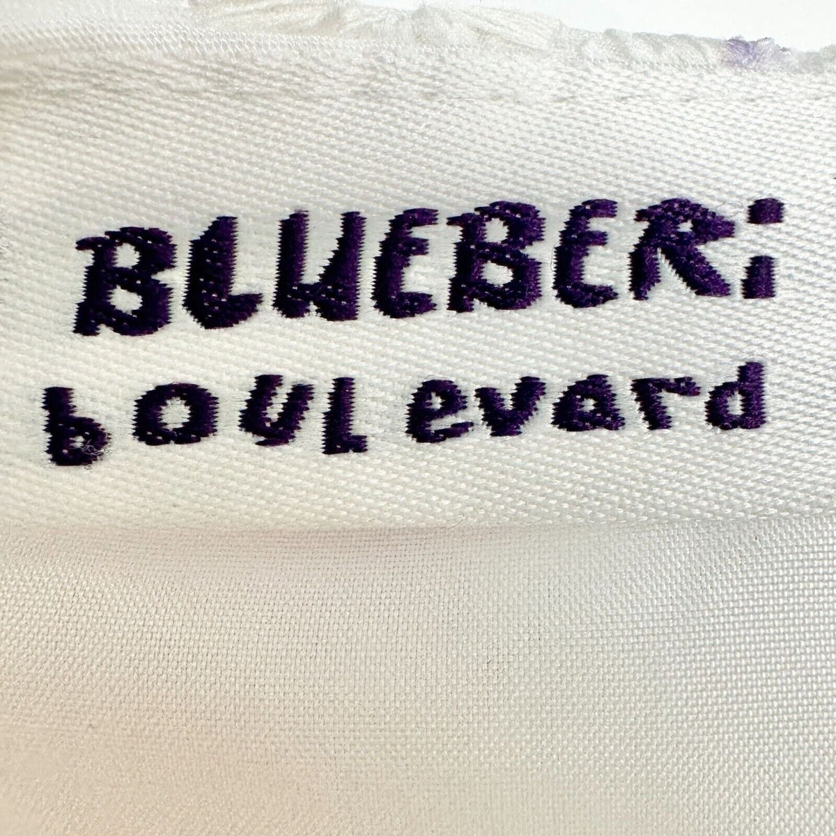 Blueberi Boulevard Child's Dress Size 4T White Stitched Flowers Pink Bow EUC
