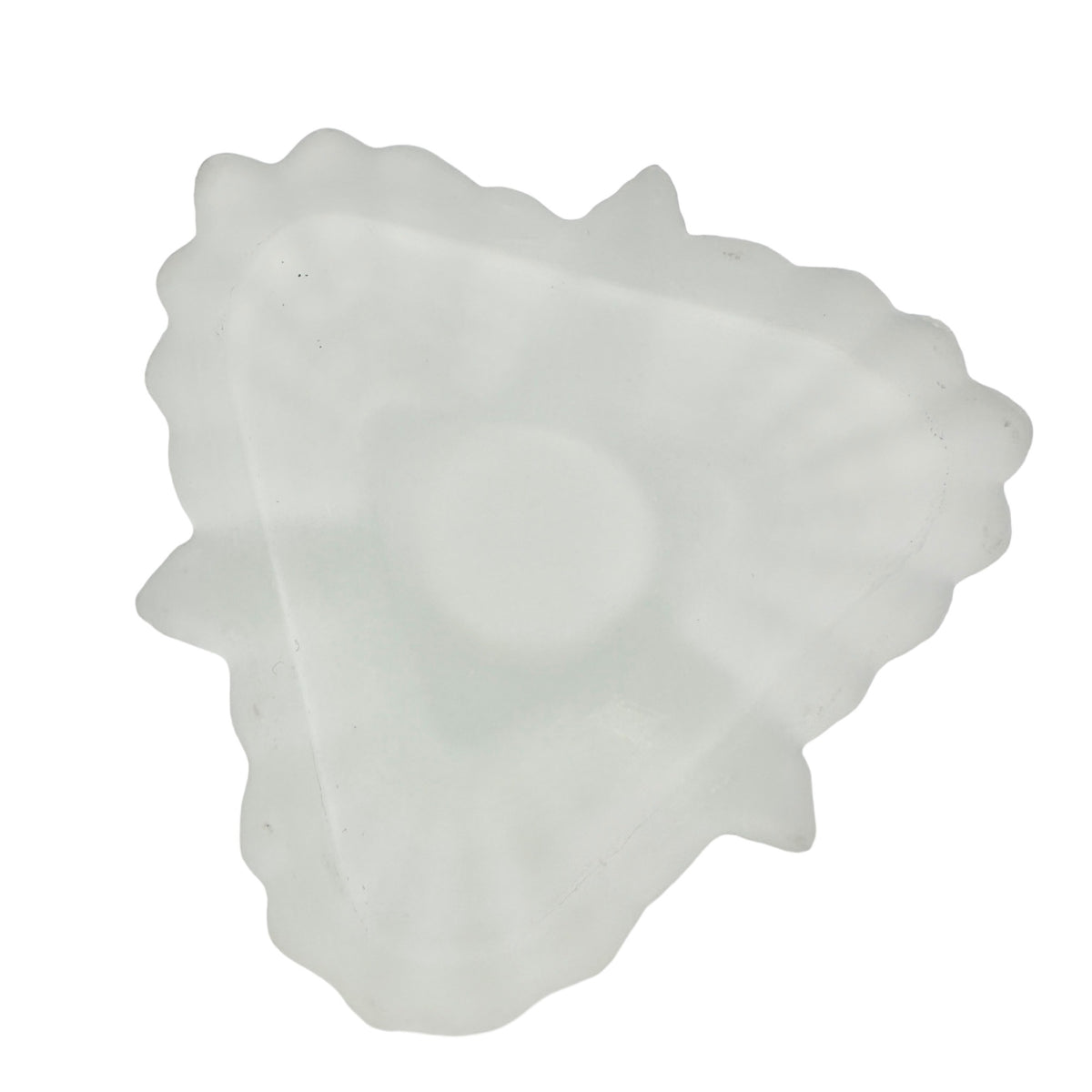 Enesco Glass Angels Candle Holder Frosted Votive 3 sided 4 x 4 x 4 in Box