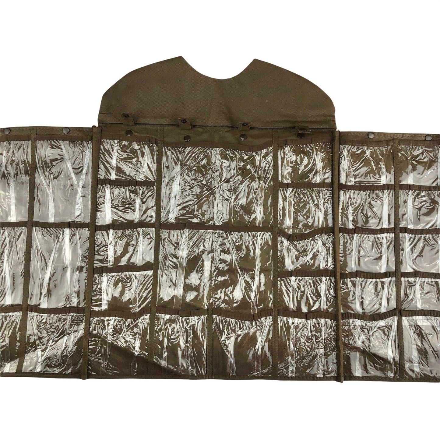 Joy Mangano Hanging Organizer Espresso NEW 30 pockets jewelry accessories