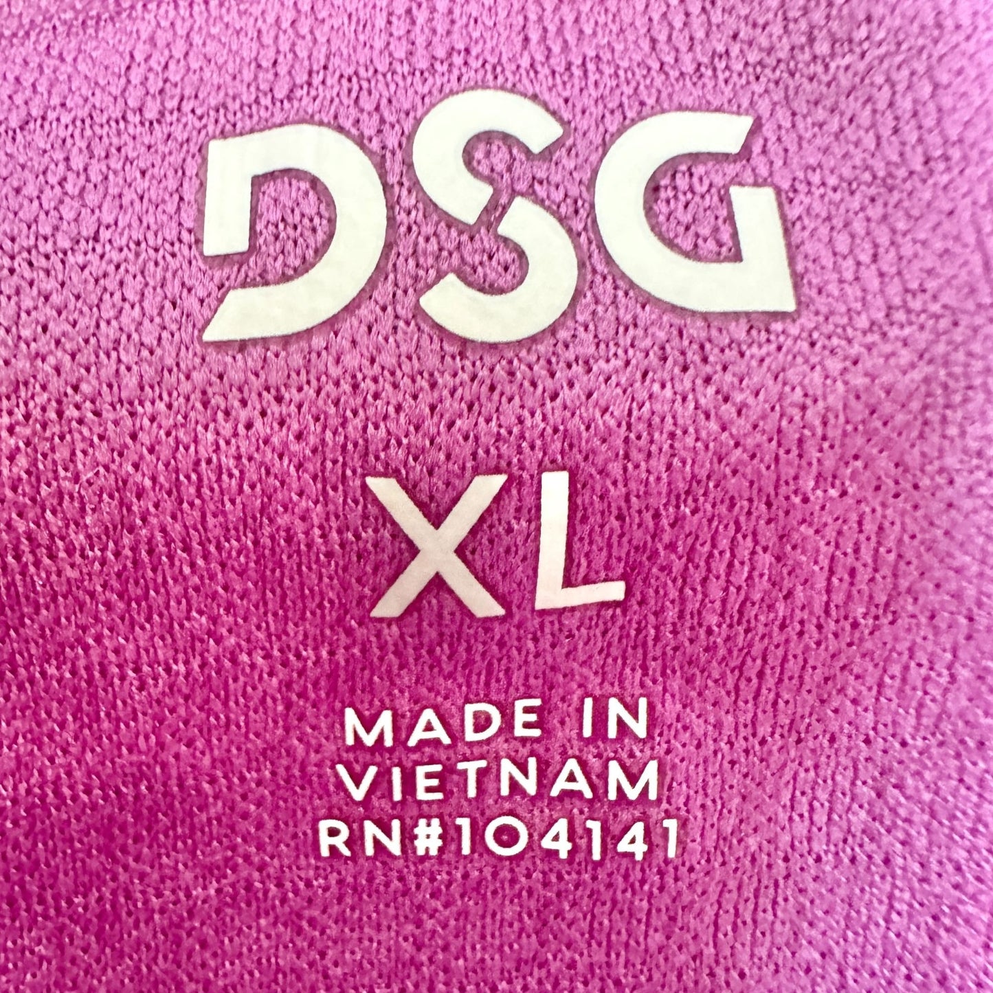 DSG Mesh Tank Top Womens XL PInk Lightweight Athletic Poly Sleeveless High Neck