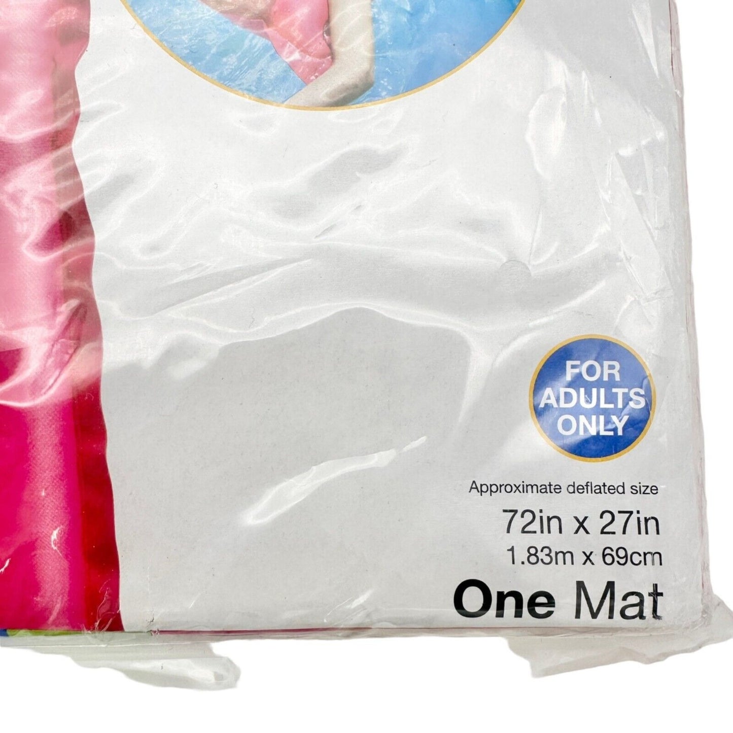 Set of 2 Inflatable Air Mattress for Pools both Pink NIP Unopened 72x27