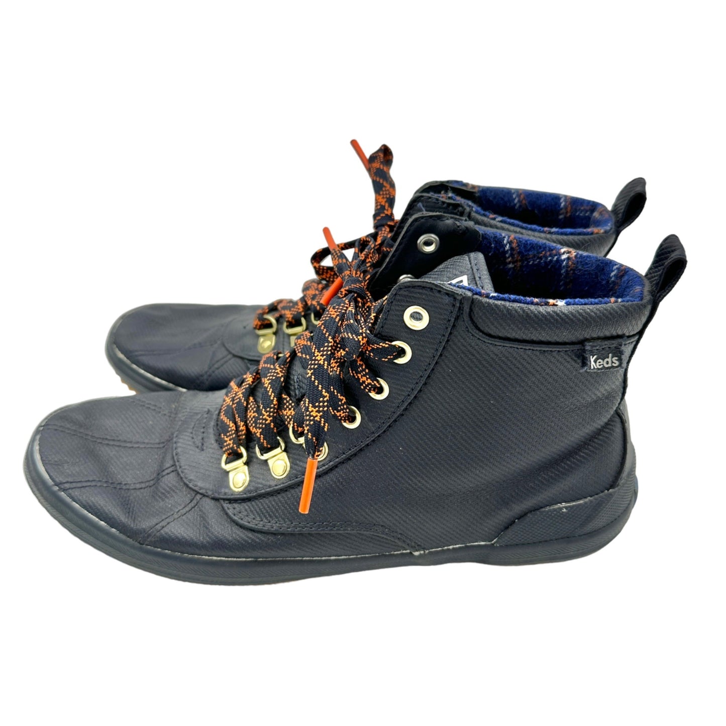 Keds Dream Foam Hi Top Sneaker Boots Womens 10M Navy Blue Lace Up