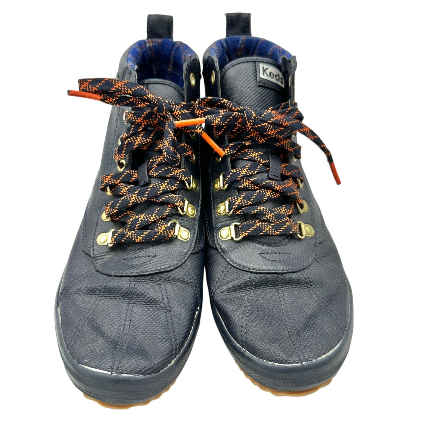 Keds Dream Foam Hi Top Sneaker Boots Womens 10M Navy Blue Lace Up