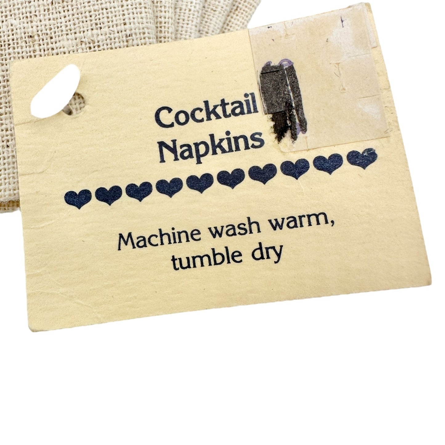 Handcrafted Alices Country Cottage Teddy Bear Cocktail Napkins Set Of 6 12 x 12