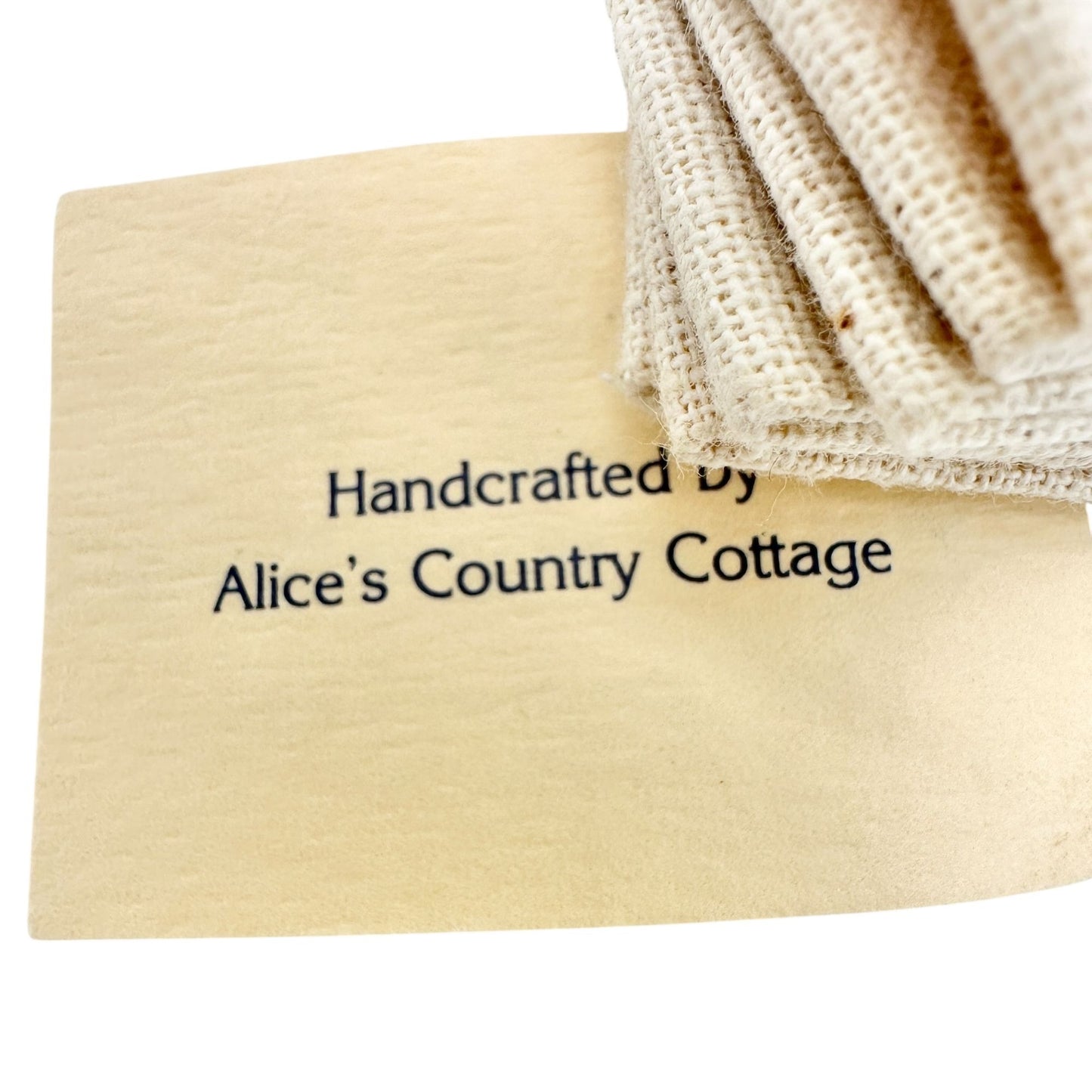 Handcrafted Alices Country Cottage Teddy Bear Cocktail Napkins Set Of 6 12 x 12