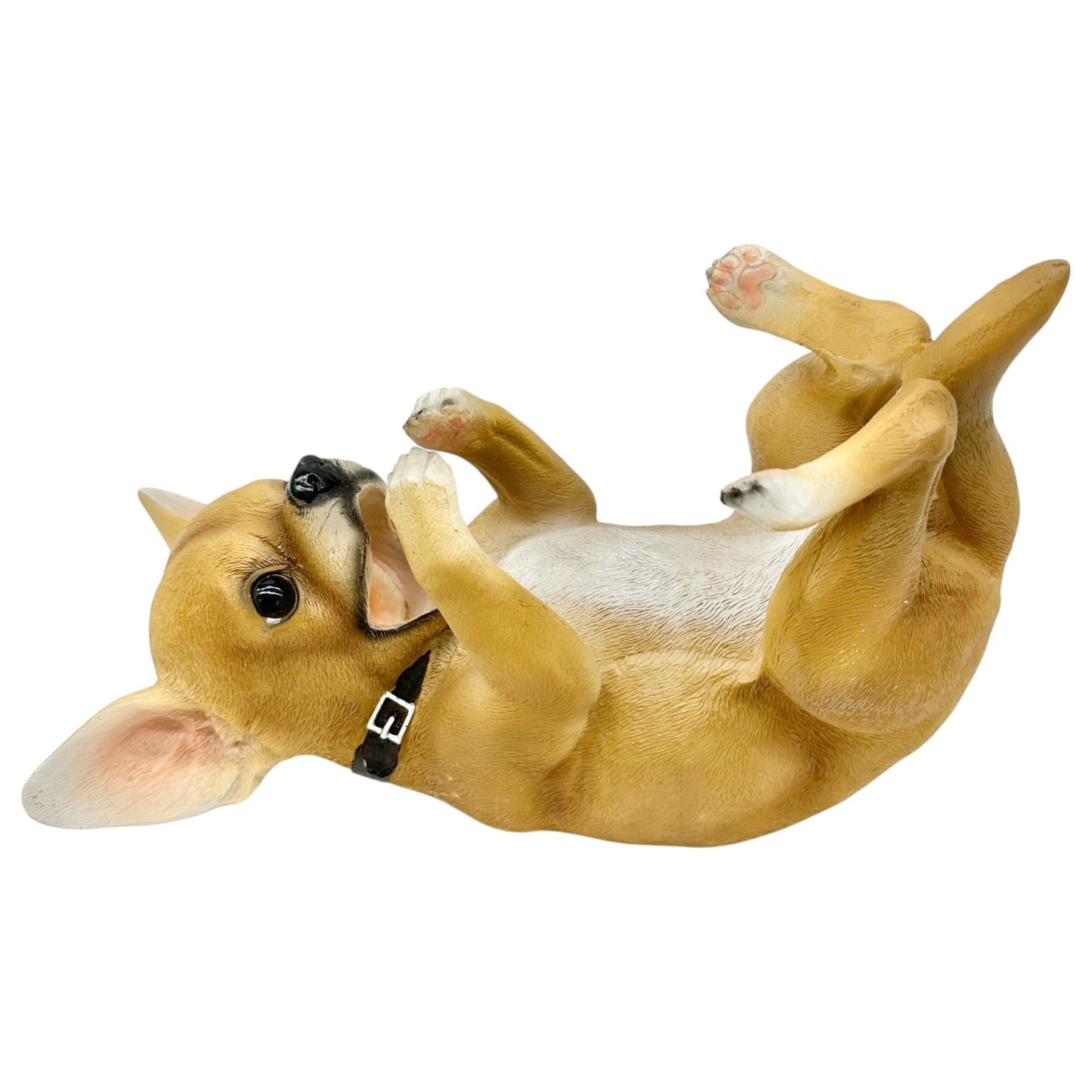 Chihuahua Wine Bottle Holder By DWK Corporation Brown White 12 x 5.5 inches