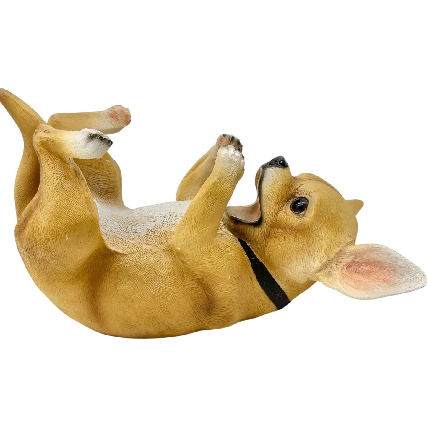 Chihuahua Wine Bottle Holder By DWK Corporation Brown White 12 x 5.5 inches