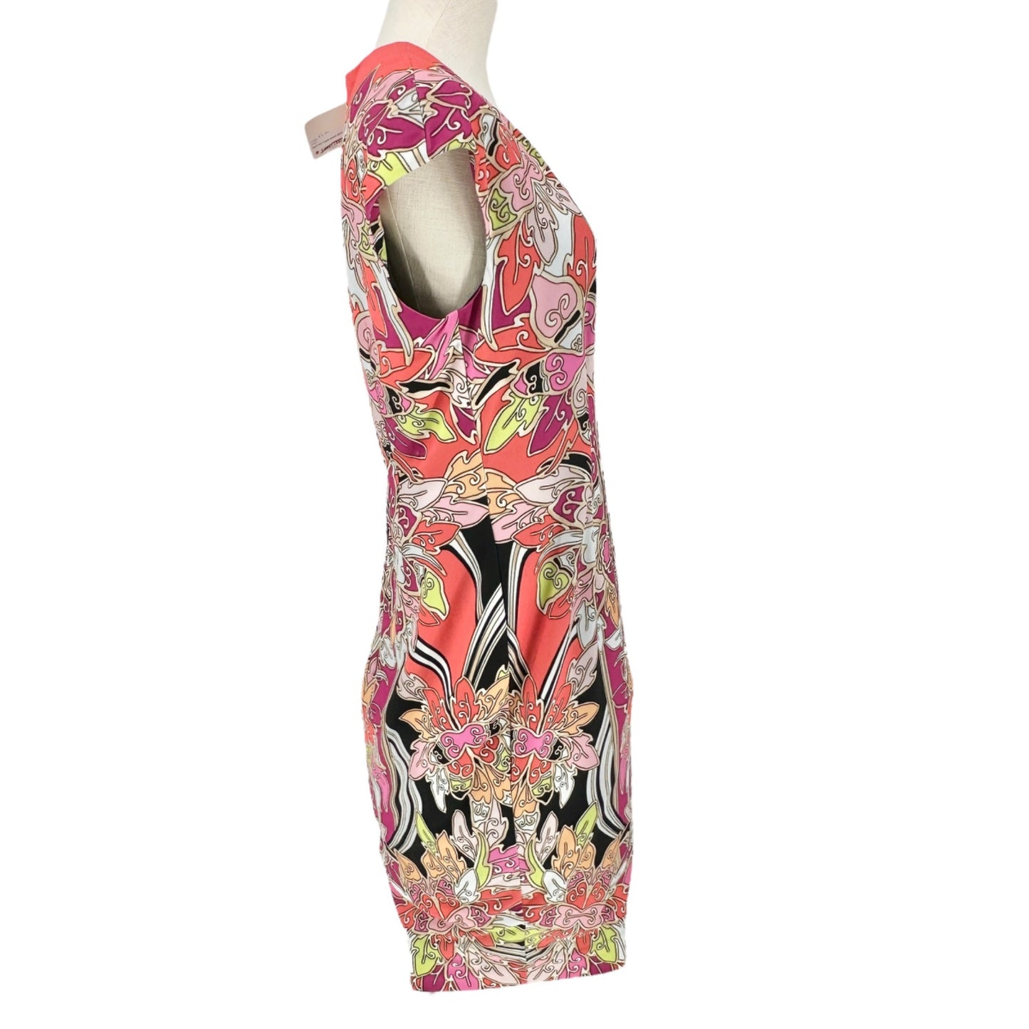 Etcetera Dress Womens 10 Abstract Multicolor Print Lined Sleeveless NWT