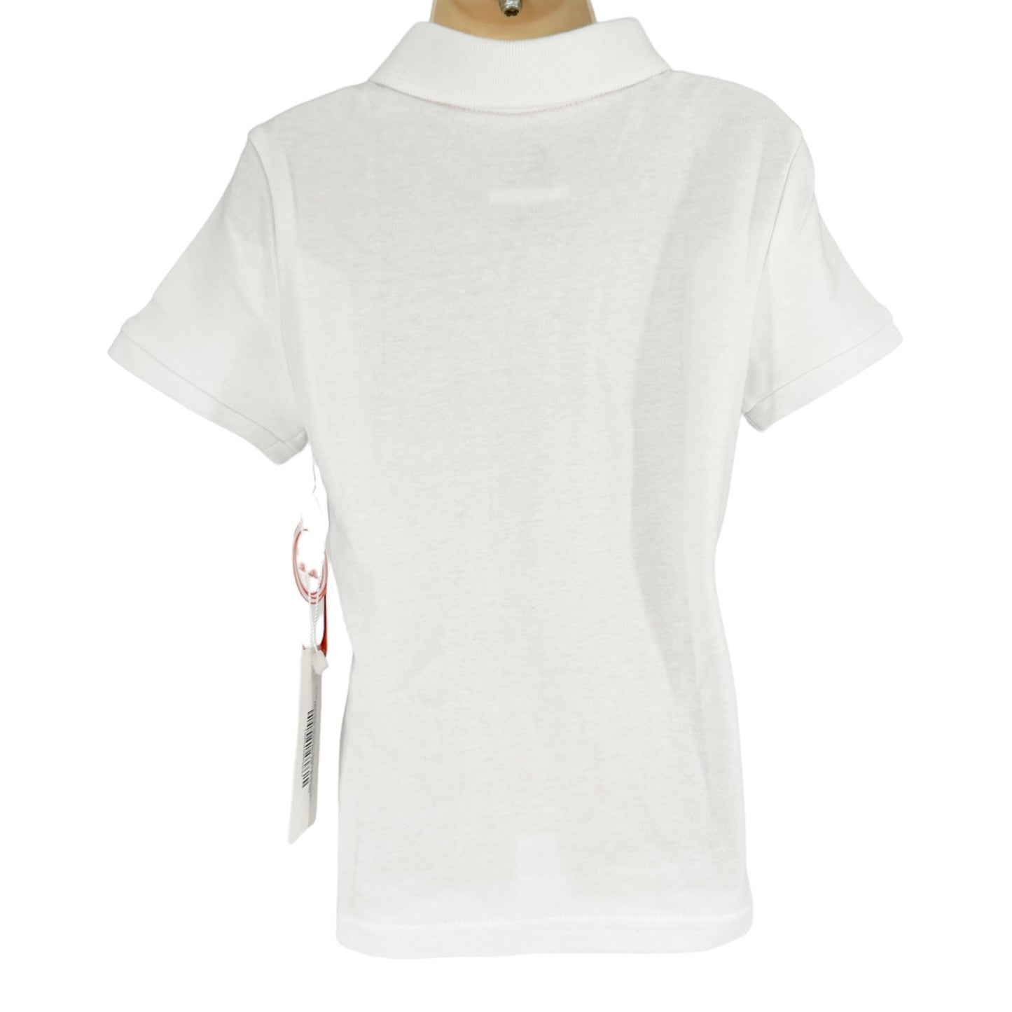 Wonder Nation Girls Uniform Short Sleeve Polo-style White XS Tagless Comfort NEW