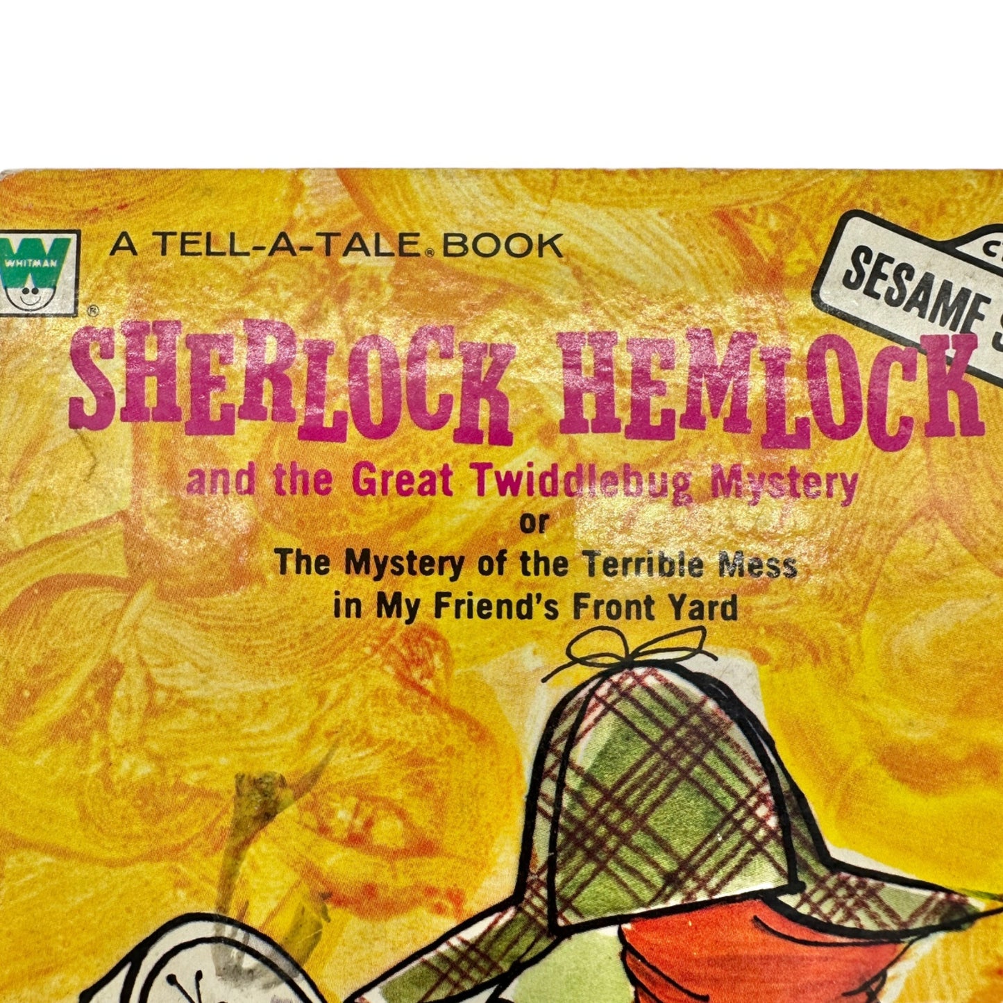 Sesame Street 1972 Sherlock Hemlock The Great Twiddleburg Mystery Hardcover Book