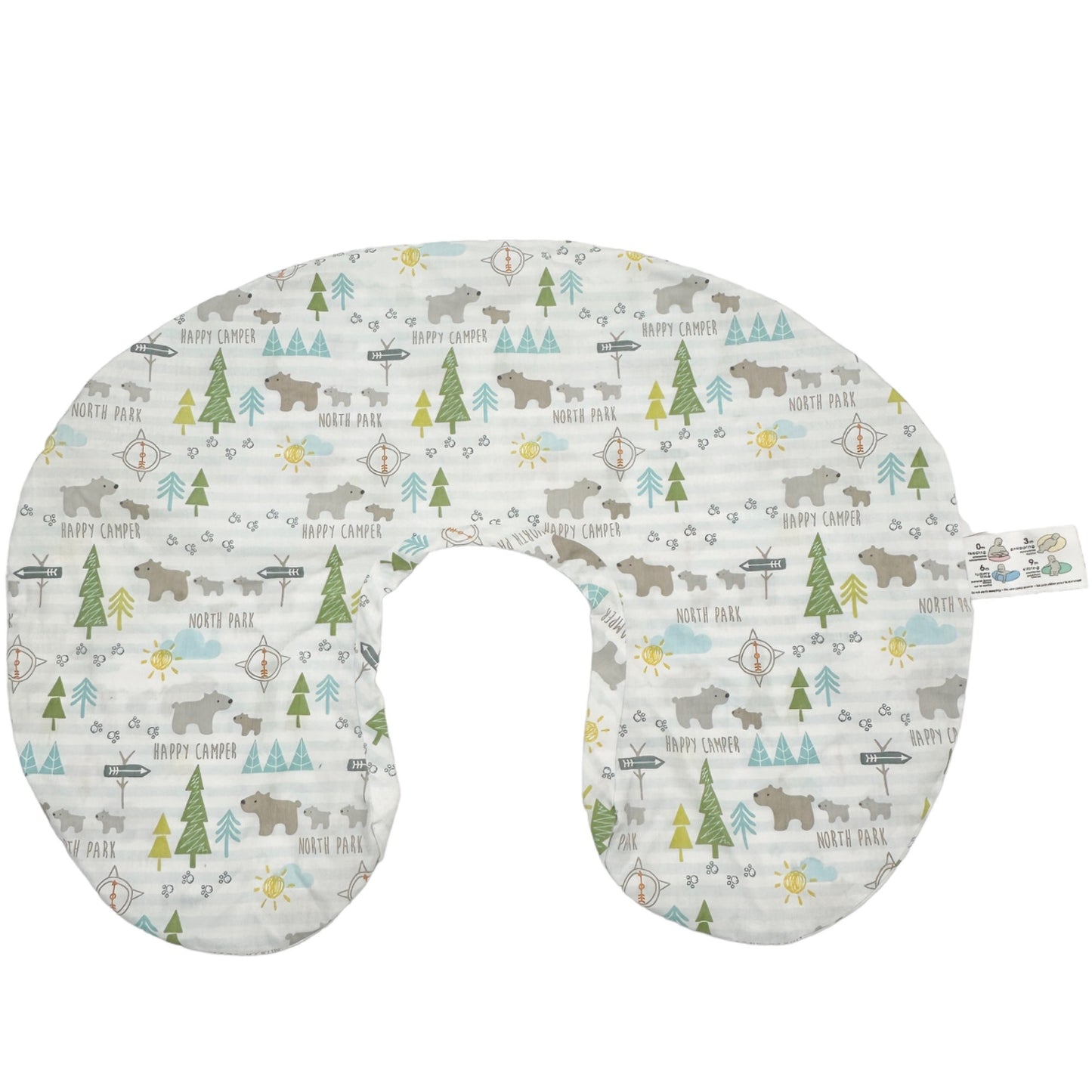 Boppy Nursing Support Pillow With 2 Covers Giraffes Happy Camper