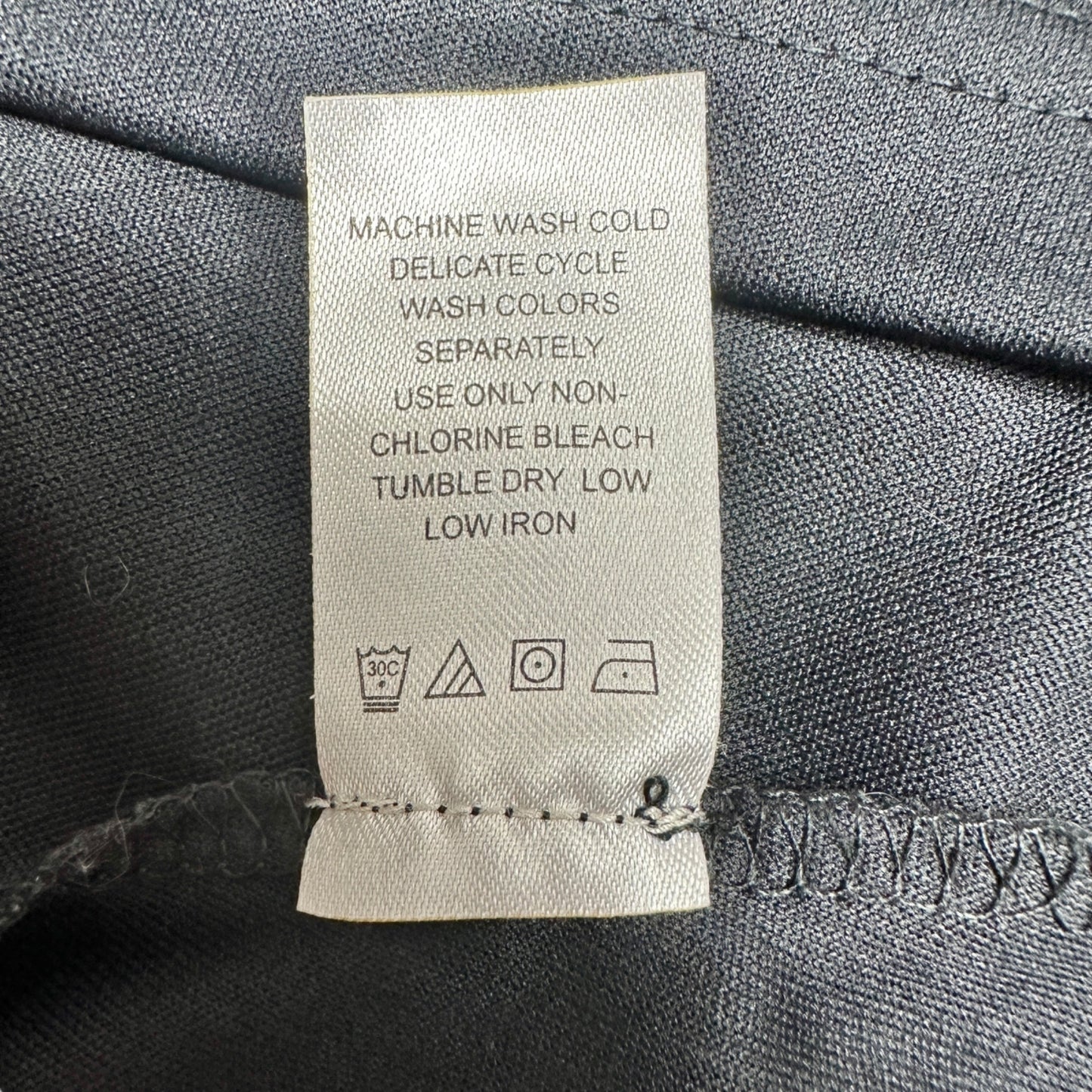 Denim 24/7 2pc Maxi Dress Womens 28W Black with Multicolor Geometric Pattern