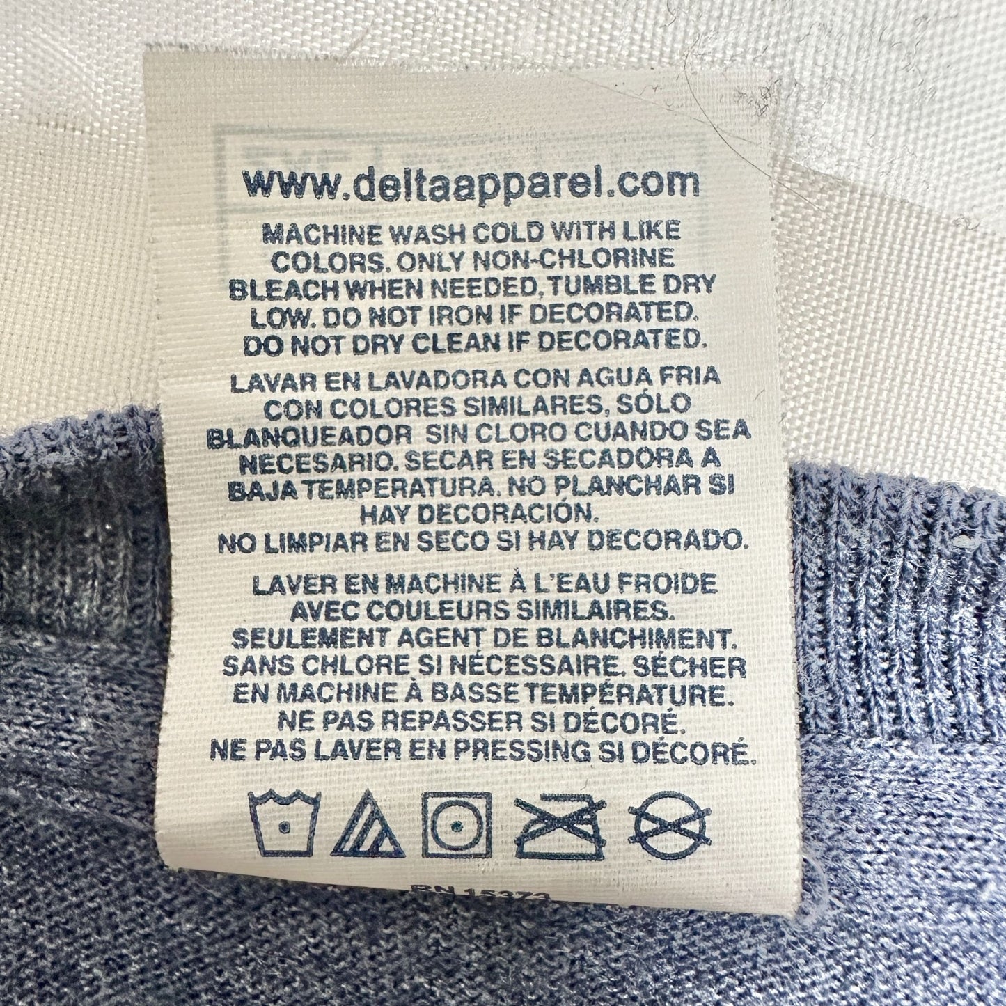 Back and Body Hurts Graphic Tee 2XL Blue Cotton Blend Delta Pro Weight Unisex