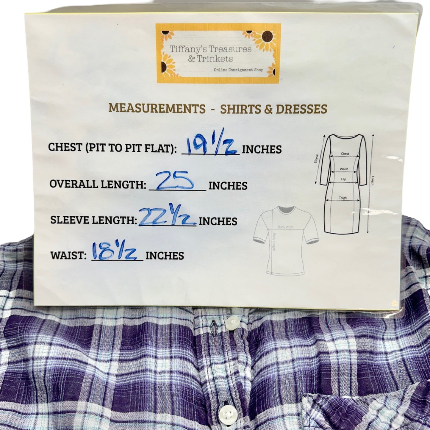 American Eagle Outfitters Boyfriend Shirt Womens S Purple Plaid Button LS