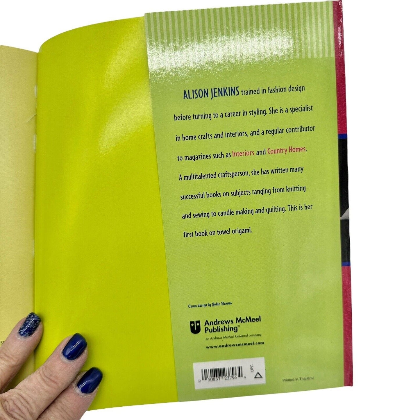 The Lost Art of Towel Origami by Ivy Press and Alison Jenkins 2005