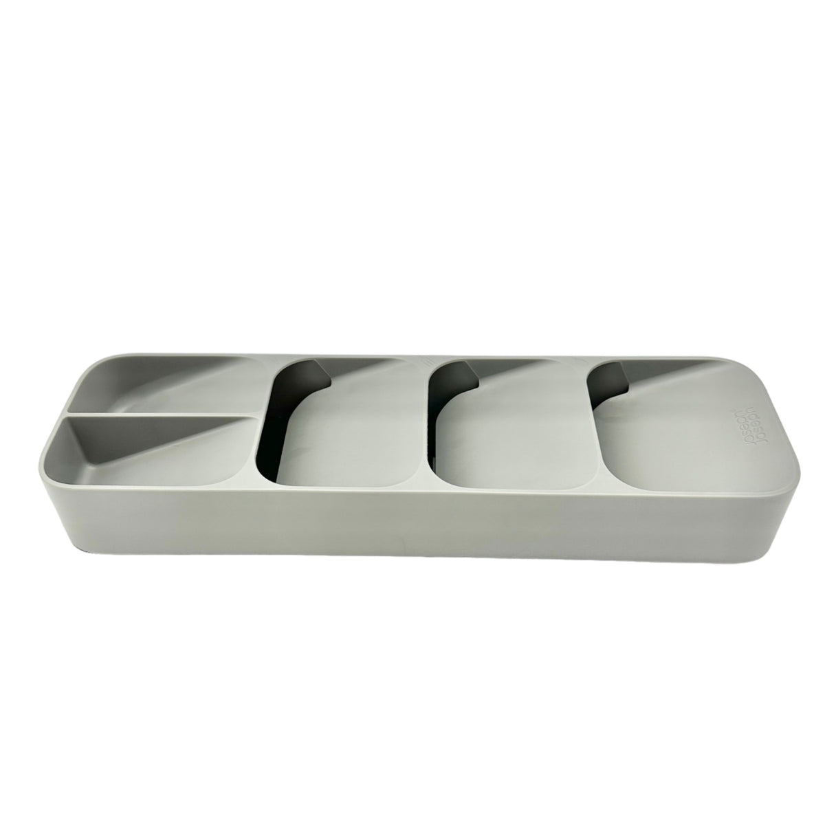 Joseph DrawerStore Compact Cutlery Organizer 16 x 4 x 2 Gray EUC