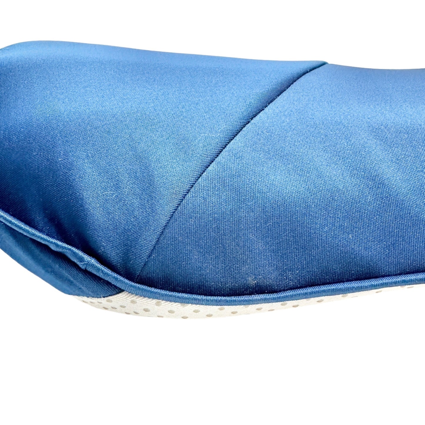 Back2 Lumbar Support Pillow Back Pain Relief Ergonomic Memory Foam Blue Gray