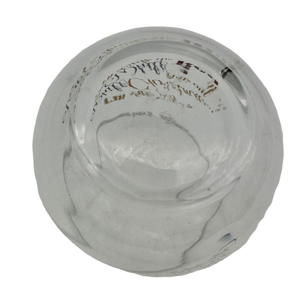 Christmas Wine Glass Stemless Clear Glass 16oz Capacity