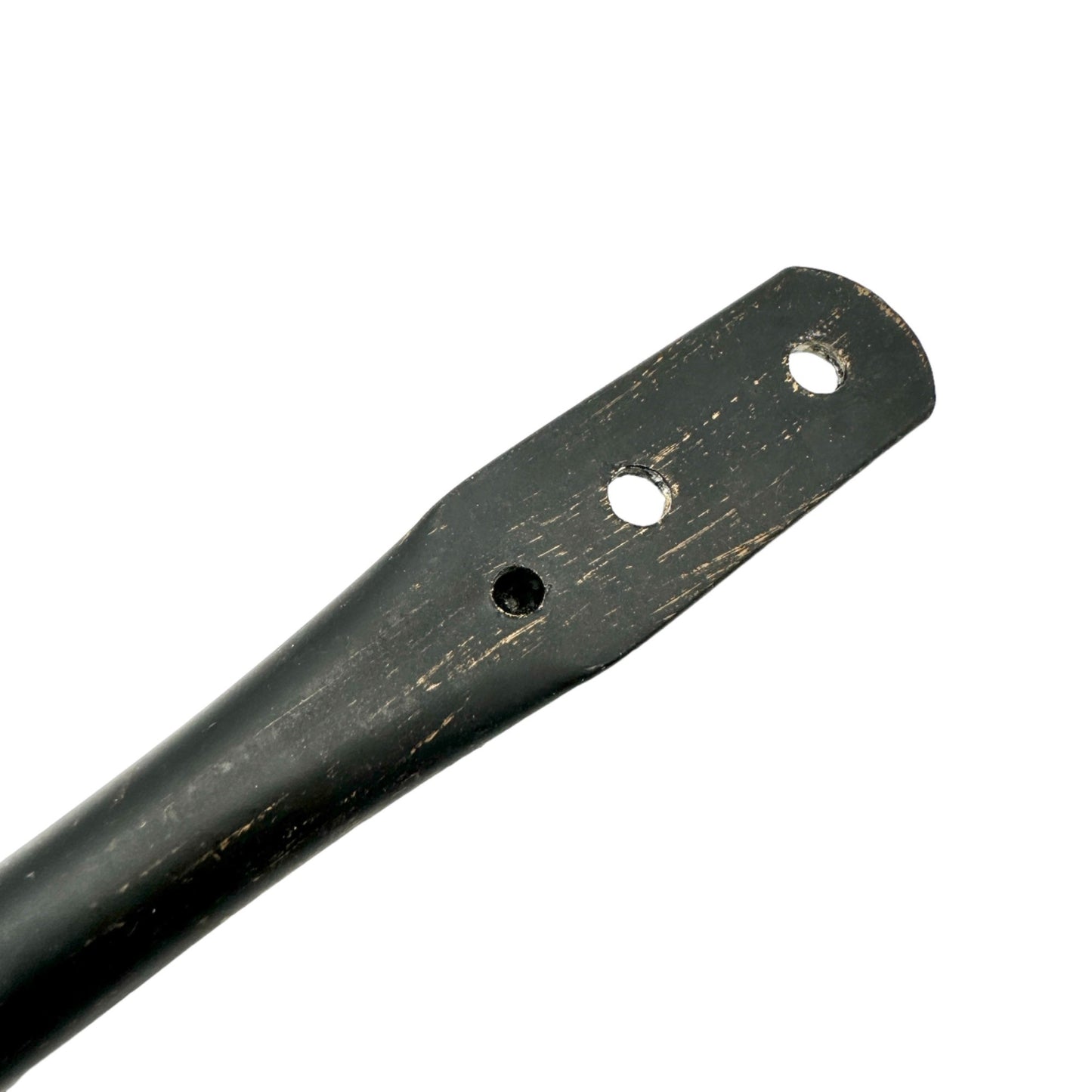 4pc Set Curtain Hardware 2 Rod Wall Hooks 2 Wall Mount Hold Backs Dark Metal