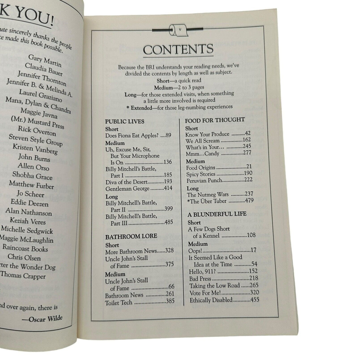 Uncle John's Bathroom Reader Curiously Compelling... Paperback (2006)