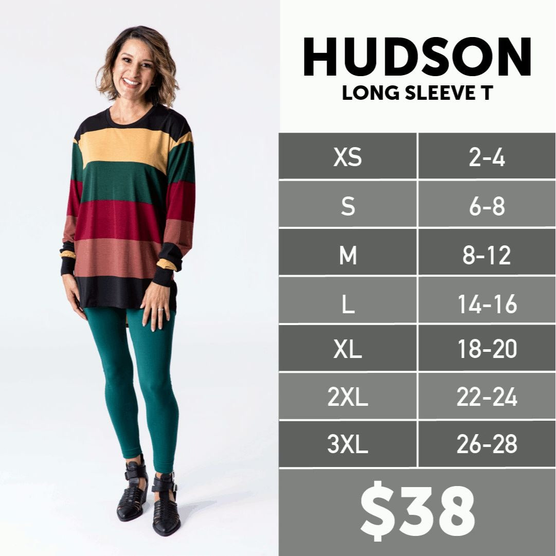 LuLaRoe Top Unisex Hudson 3XL Brown White Deer Heads LS Crew Neck Hi Low Hem EUC