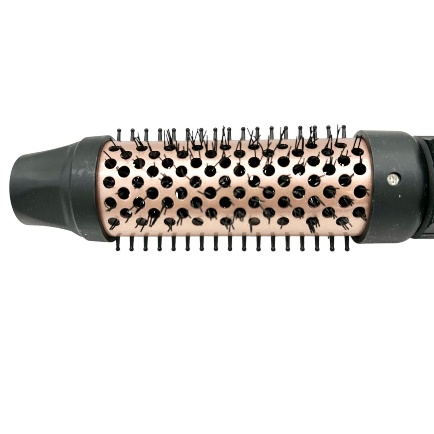 Electric Hair Curler Brush With Black and Rose Gold Barrel NEW no Box