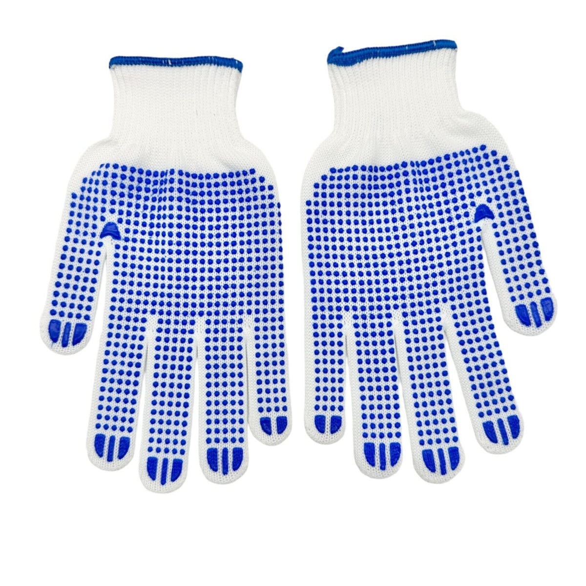 Two Pairs of White and Blue Grip Gloves Brand New Never Worn