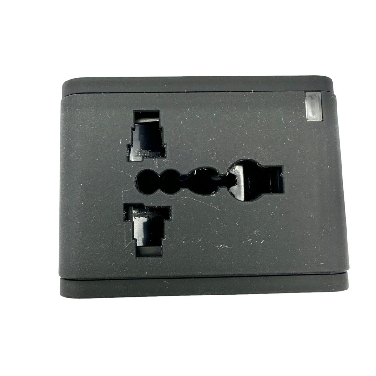Multi-Nation Travel Adapter with USB Charger Black NEW UK Europe USA Australia