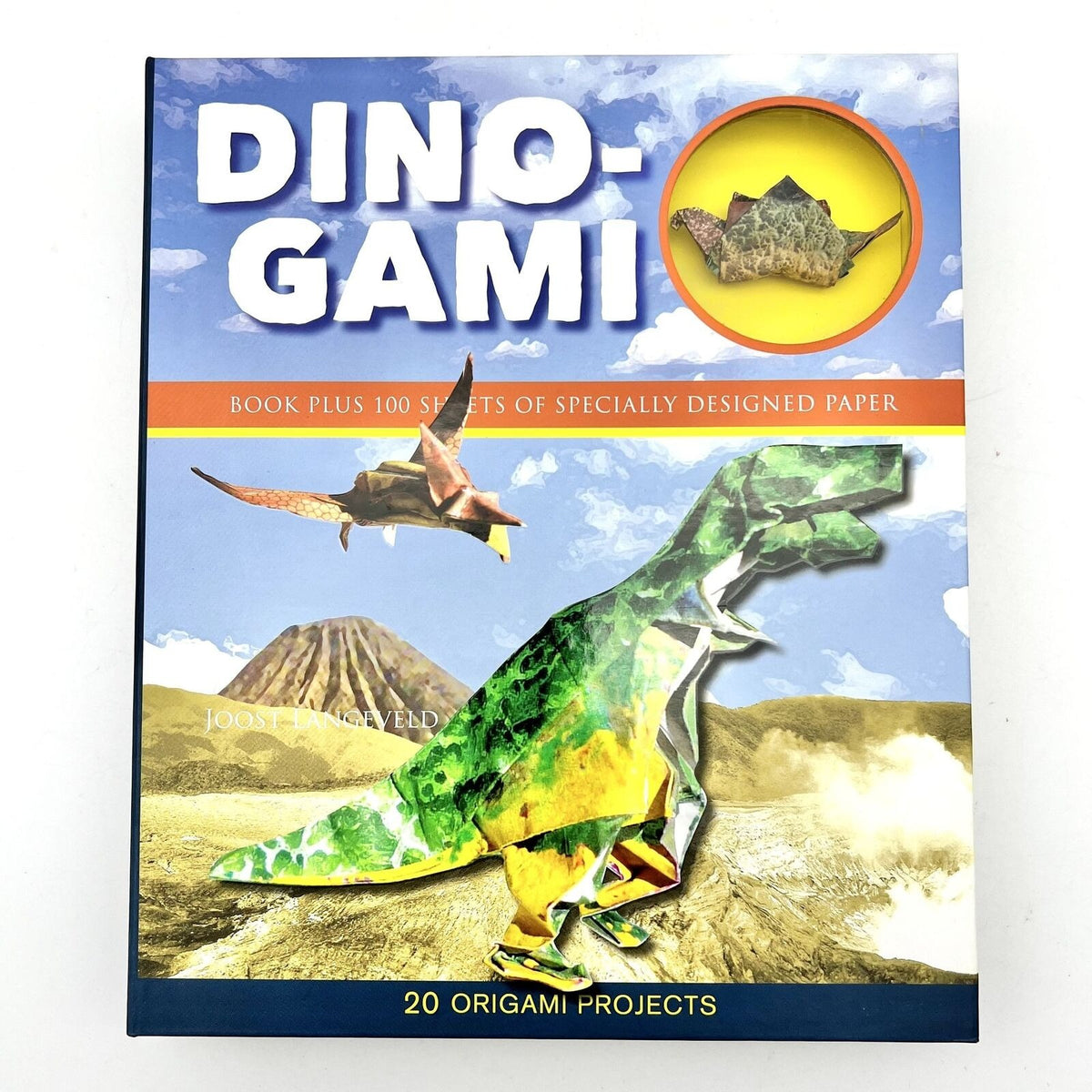 Dino Gami Origami Kit With Book plus 100 Sheets Of Special Paper 20 Dino Projects