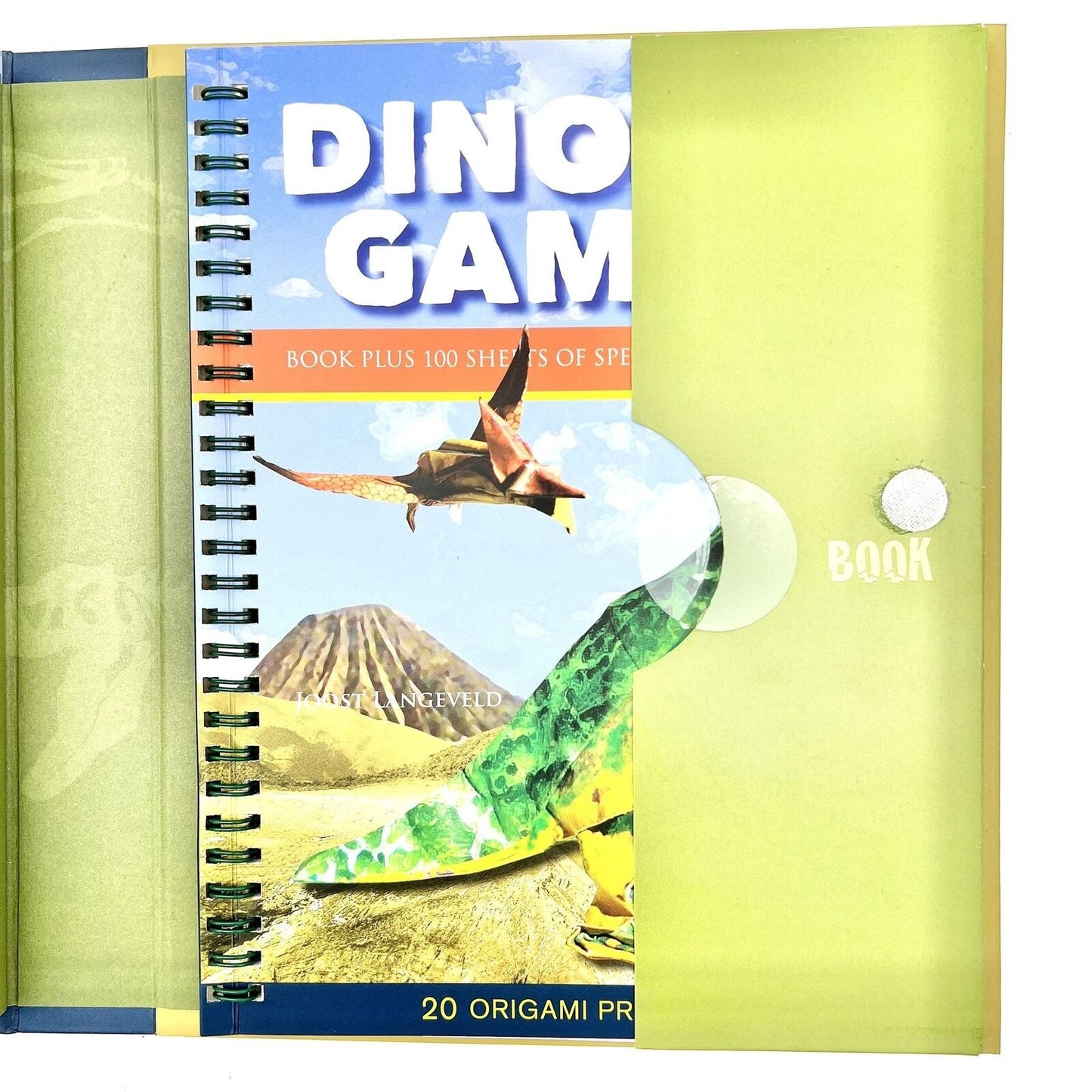 Dino Gami Origami Kit With Book plus 100 Sheets Of Special Paper 20 Dino Projects