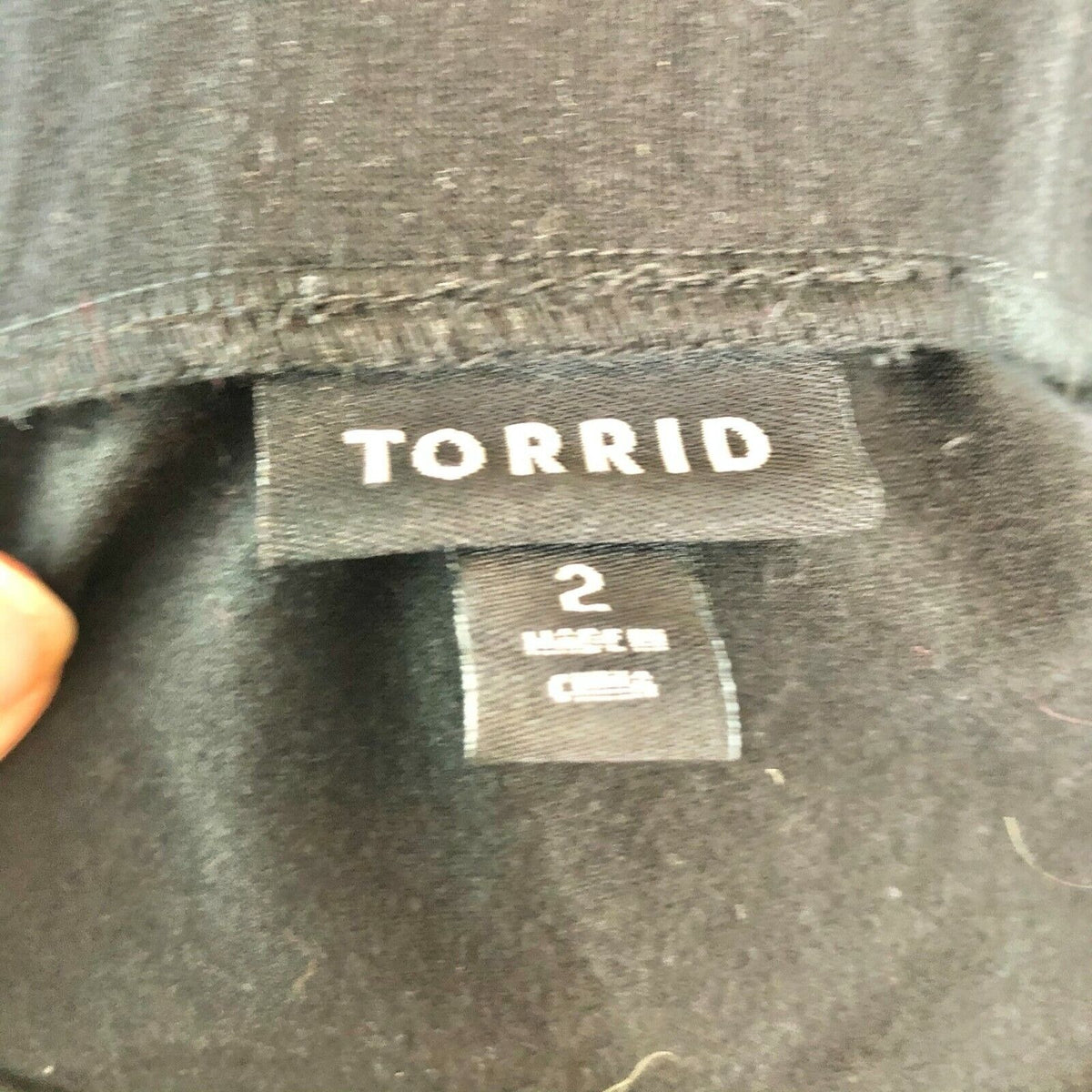 Torrid Black Off Shoulder Bell Knit Top Size 2 Bell Sleeves Elastic Waist