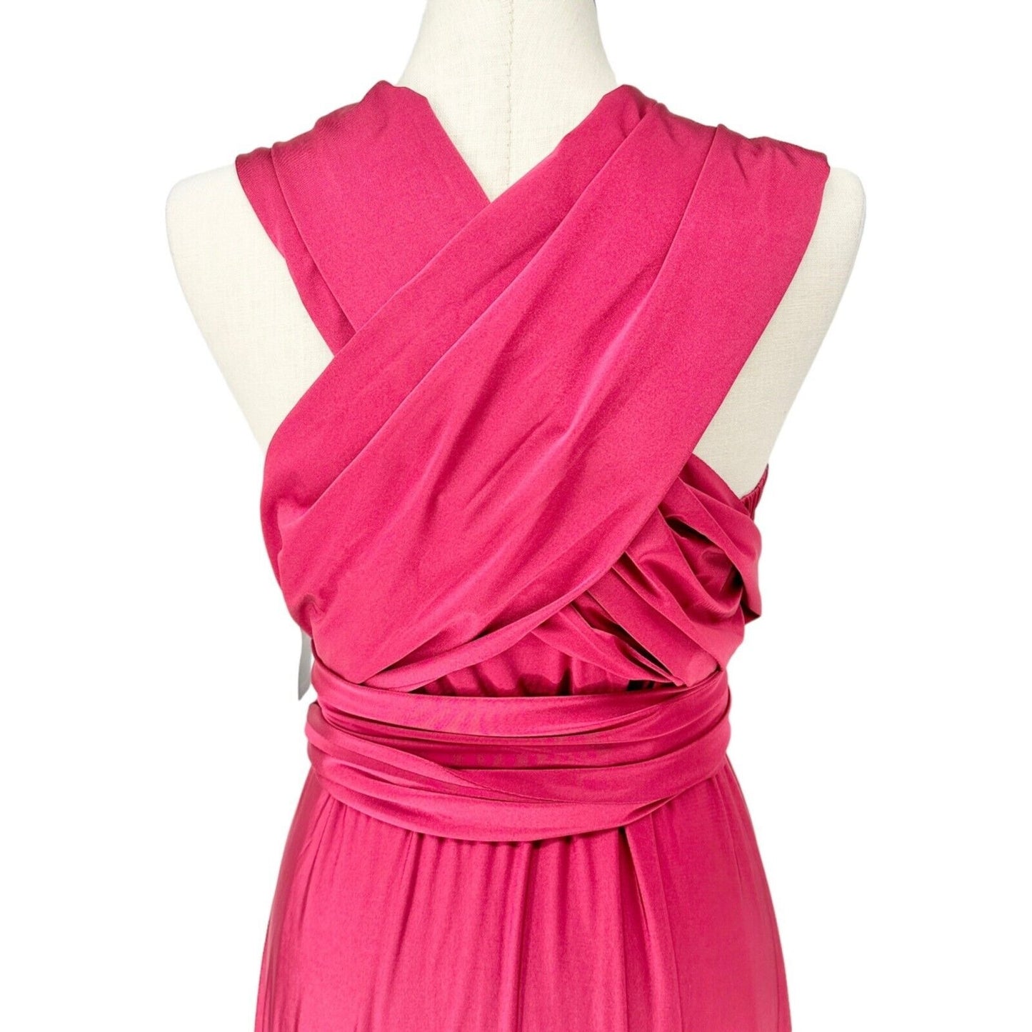 Torrid Size 2 Convertible Maxi Dress Red Sleeveless Tube Top