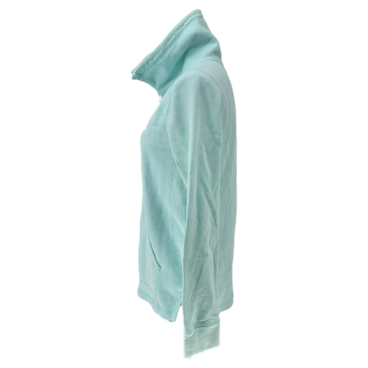 Under Armour 1/2 Zip Sweatshirt Womens XS Light Blue Loose Kangaroo Pocket
