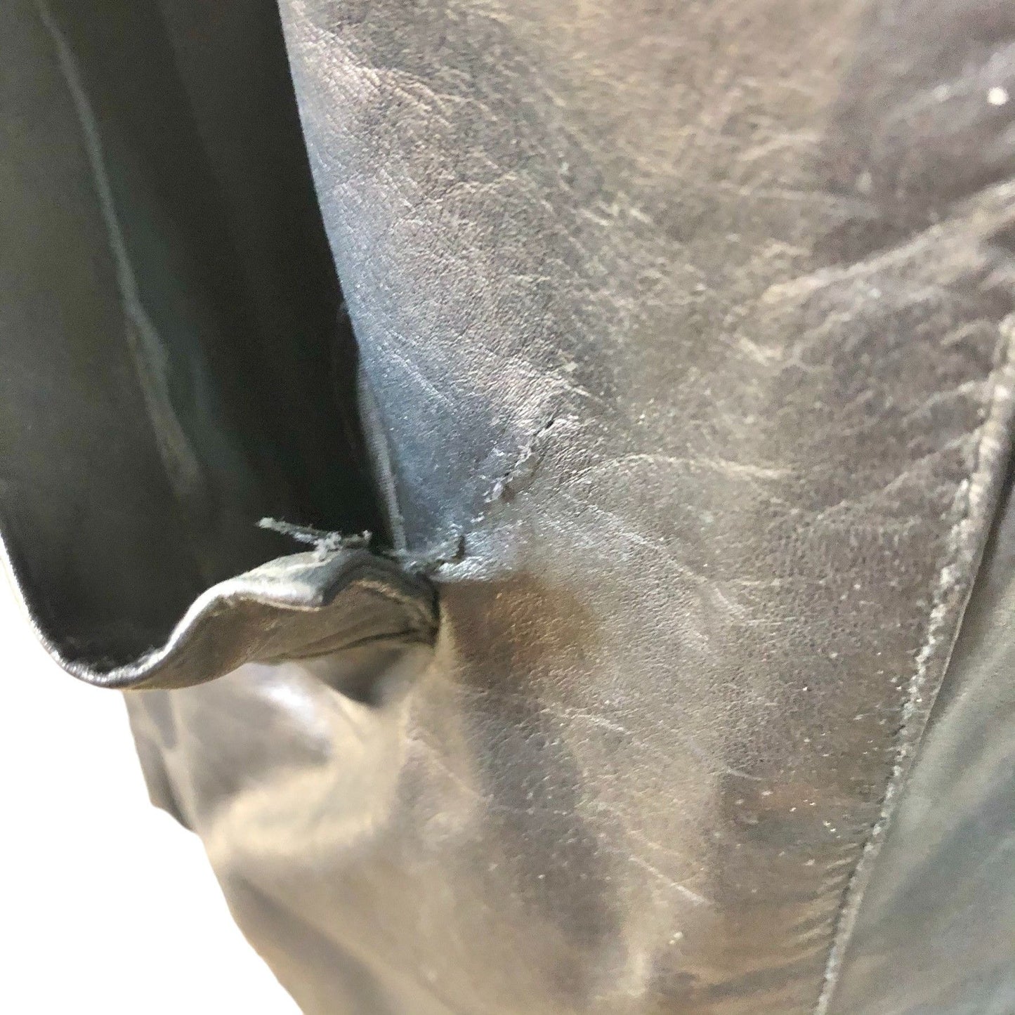 Gino di Giorgio Jacket Womens M Black Genuine Leather Short Pockets
